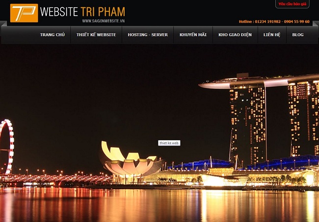 saigonwebsite.vn Company Limited服务网站Tri Pham